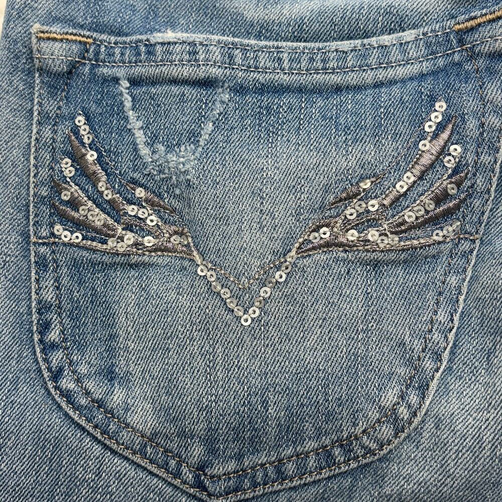 Vintage Diesel Cherock Jean Womens 26x30 Regular Slim Bootcut Stretch Low Rise - Picture 11 of 15